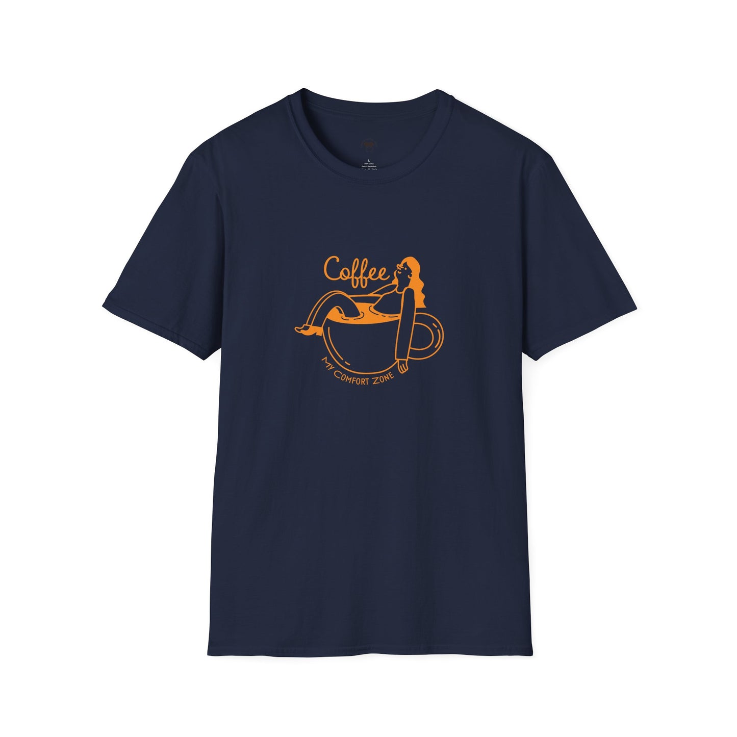 Coffee is my comfort zone, Coffee Lover Unisex T-Shirt, Funny Coffee Tee, Cute Gift for Baristas, Coffee Obsessed Apparel, Casual Everyday Wear