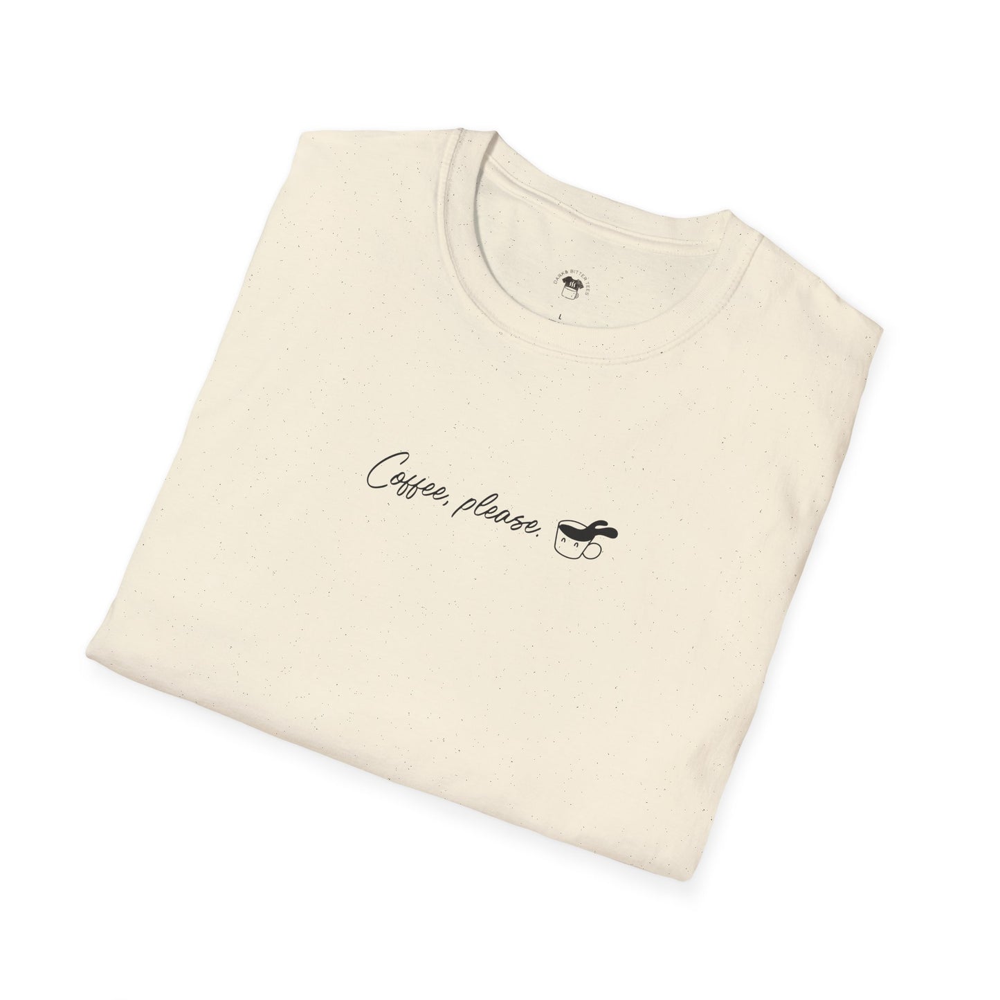 Coffee please, Coffee Lover Unisex T-Shirt, Funny Coffee Tee, Cute Gift for Baristas, Coffee Obsessed Apparel, Casual Everyday Wear