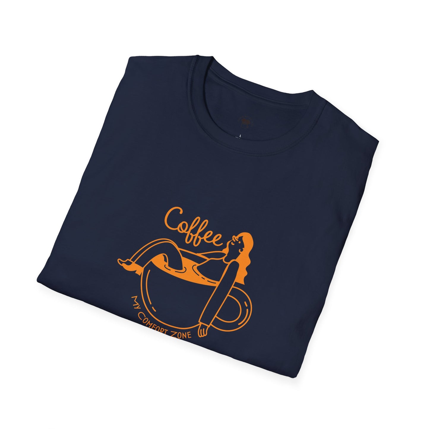 Coffee is my comfort zone, Coffee Lover Unisex T-Shirt, Funny Coffee Tee, Cute Gift for Baristas, Coffee Obsessed Apparel, Casual Everyday Wear