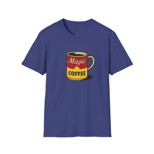 Warhol pop art coffee mug, Coffee Lover Unisex T-Shirt, Funny Coffee Tee, Cute Gift for Baristas, Coffee Obsessed Apparel, Casual Everyday Wear