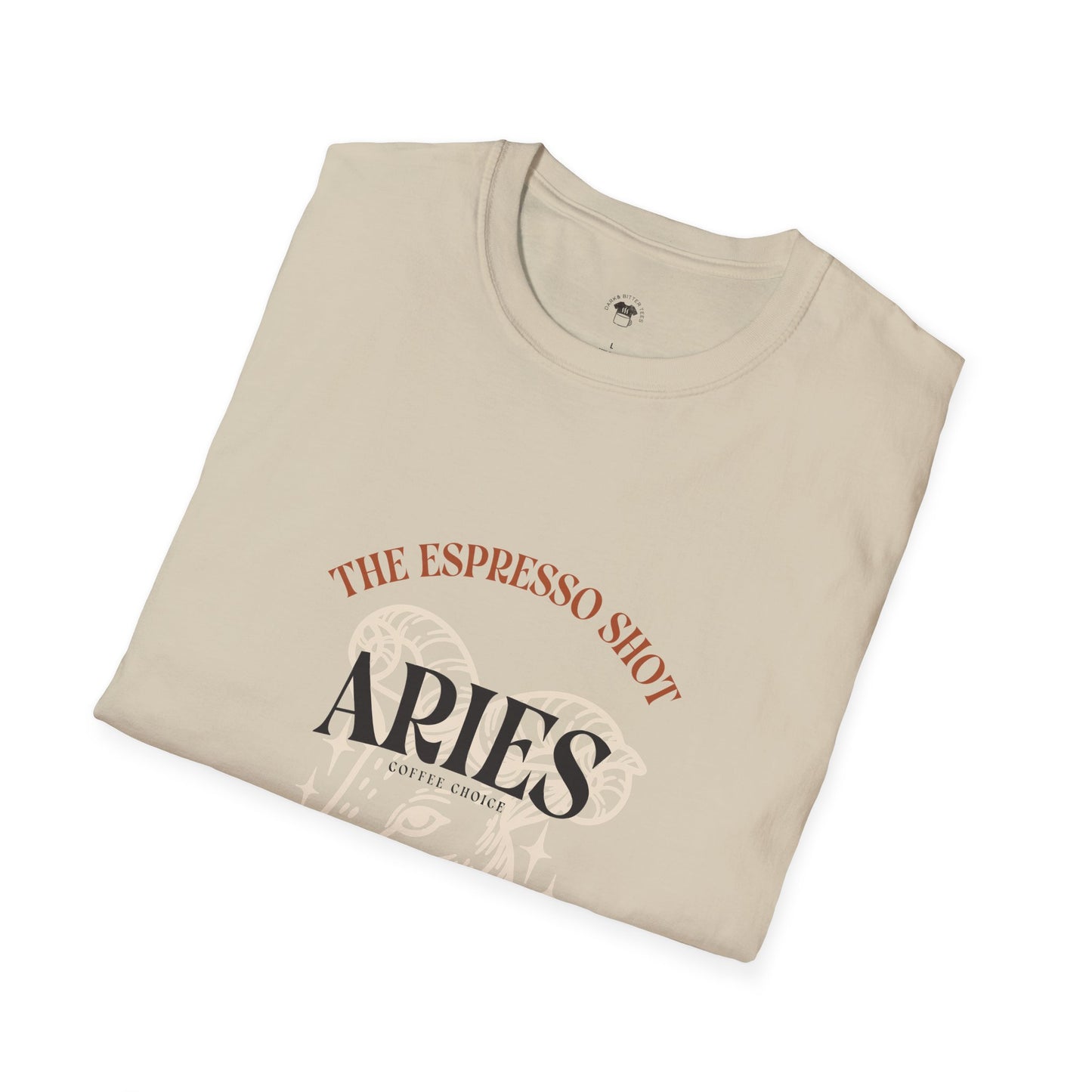 Aries coffee, Coffee Lover Unisex T-Shirt, Funny Coffee Tee, Cute Gift for Baristas, Coffee Obsessed Apparel, Casual Everyday Wear