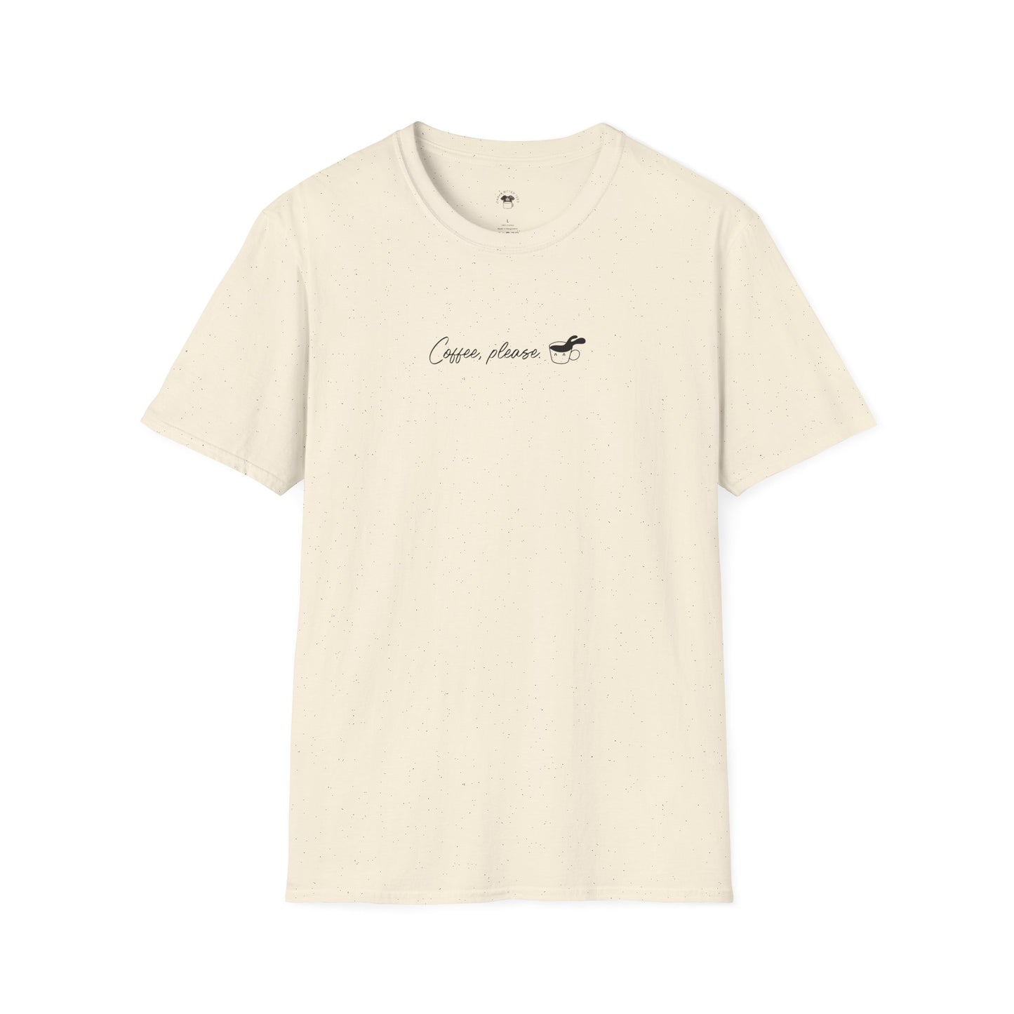 Coffee please, Coffee Lover Unisex T-Shirt, Funny Coffee Tee, Cute Gift for Baristas, Coffee Obsessed Apparel, Casual Everyday Wear