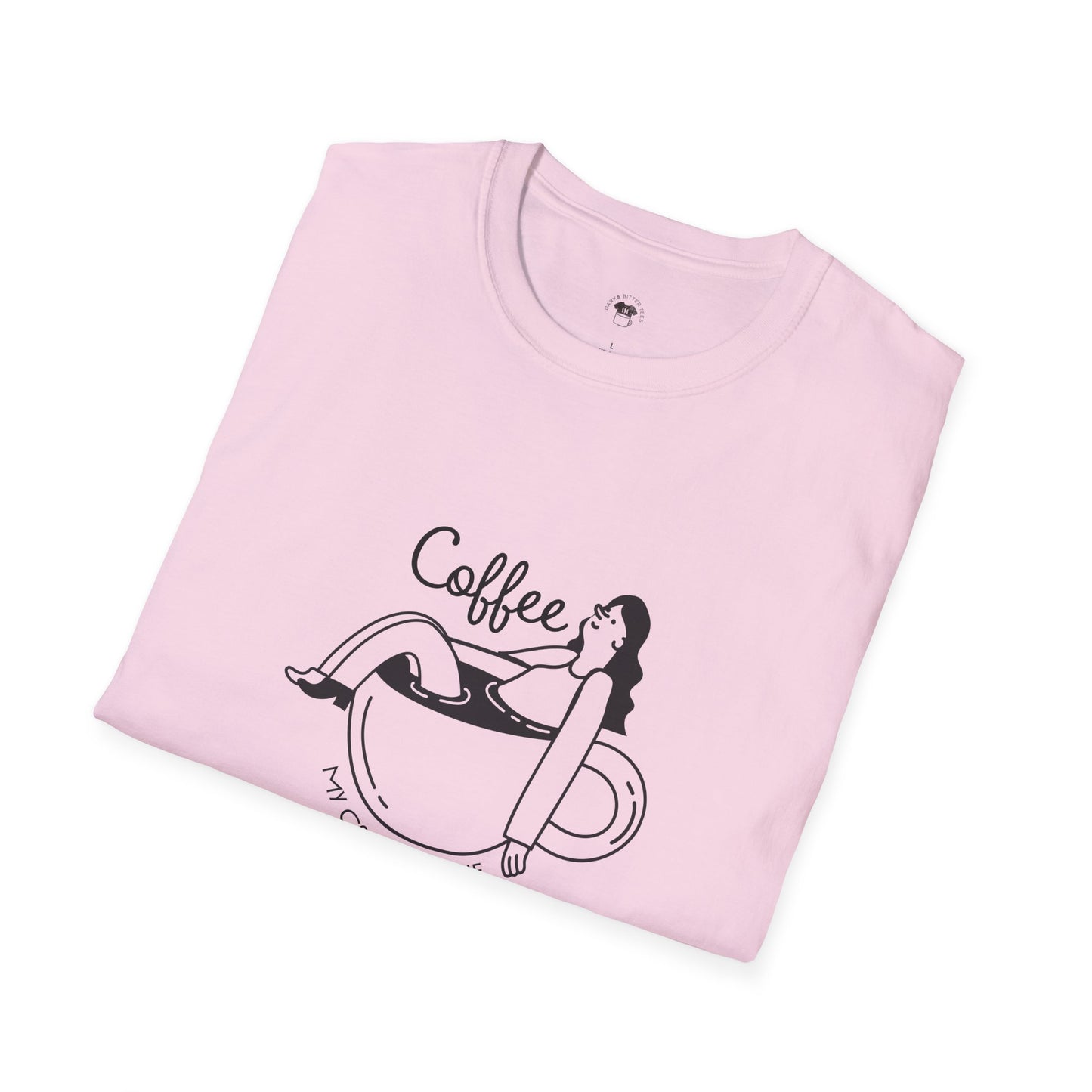 Coffee is my comfort zone, Coffee Lover Unisex T-Shirt, Funny Coffee Tee, Cute Gift for Baristas, Coffee Obsessed Apparel, Casual Everyday Wear