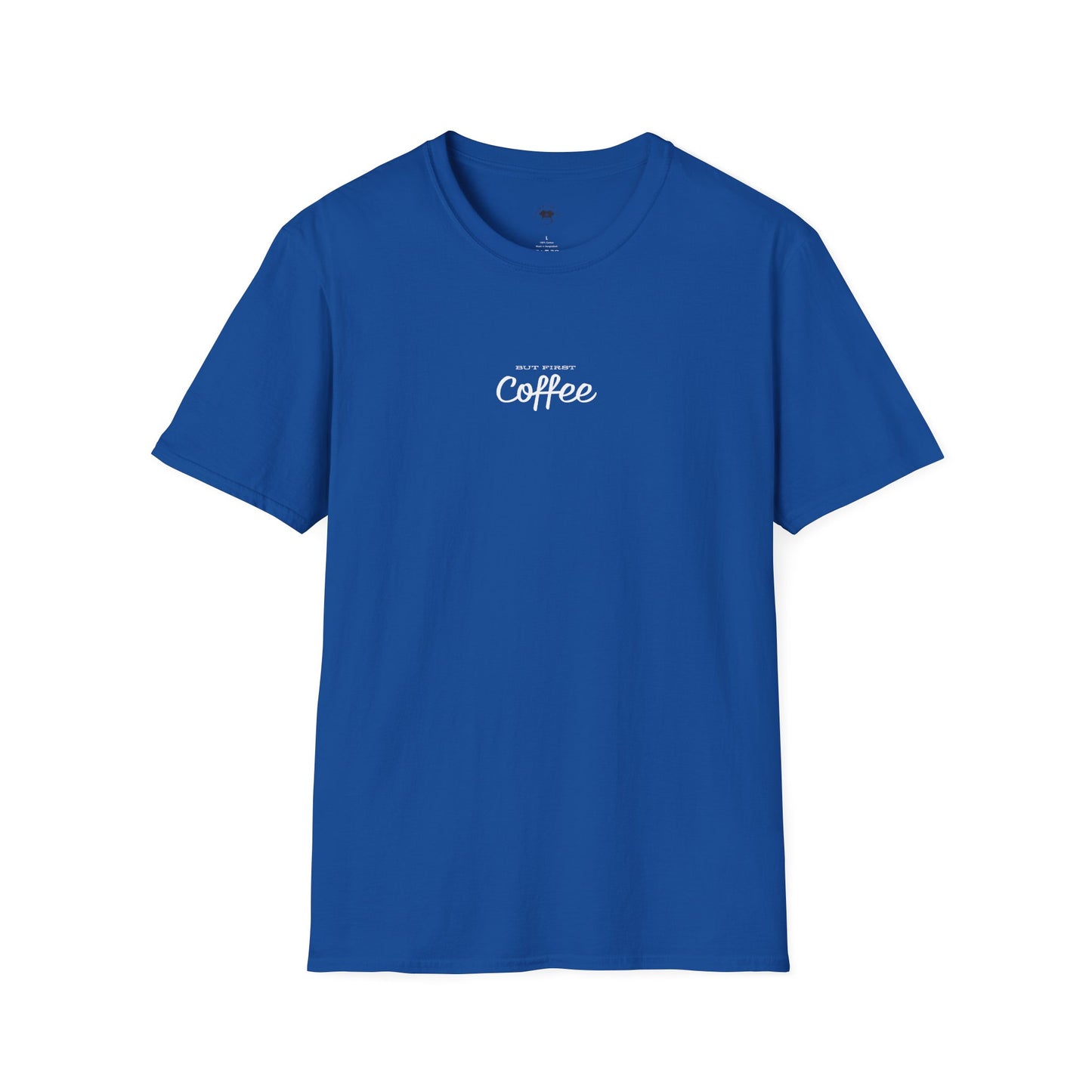 But first coffee, Coffee Lover Unisex T-Shirt, Funny Coffee Tee, Cute Gift for Baristas, Coffee Obsessed Apparel, Casual Everyday Wear