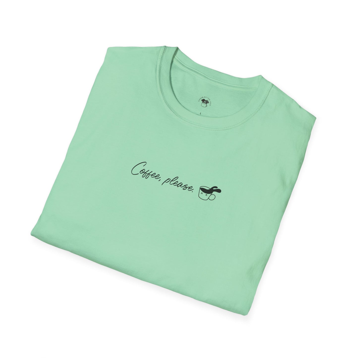 Coffee please, Coffee Lover Unisex T-Shirt, Funny Coffee Tee, Cute Gift for Baristas, Coffee Obsessed Apparel, Casual Everyday Wear