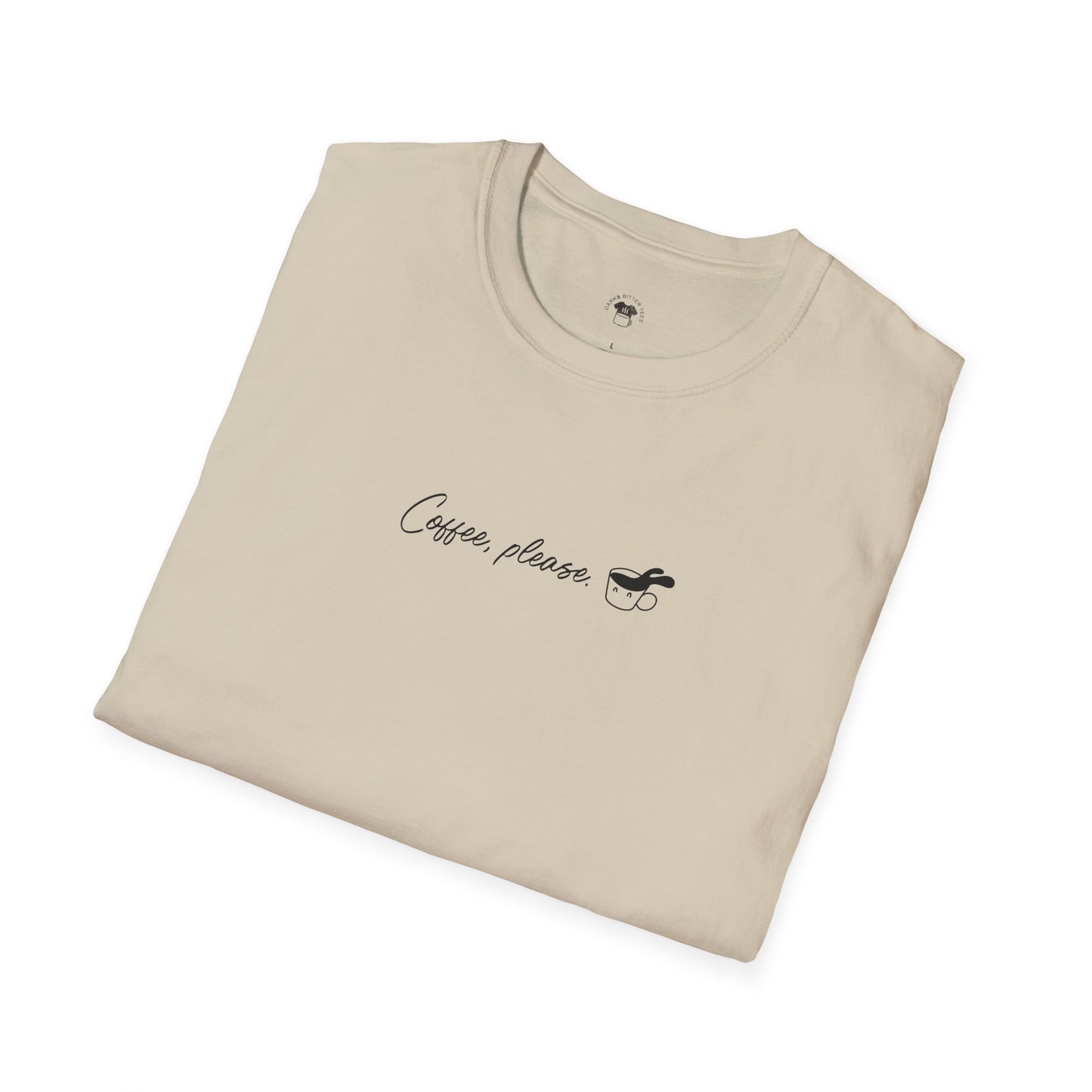 Coffee please, Coffee Lover Unisex T-Shirt, Funny Coffee Tee, Cute Gift for Baristas, Coffee Obsessed Apparel, Casual Everyday Wear