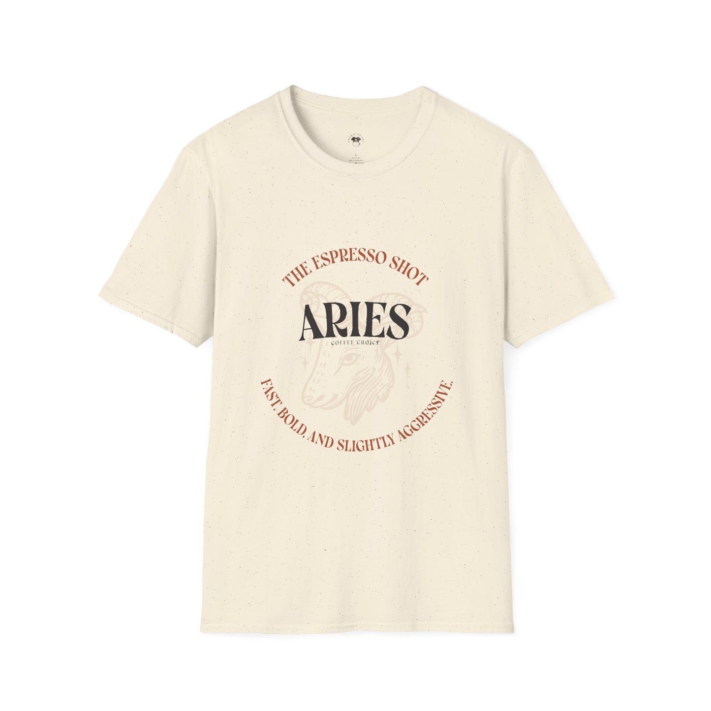 Aries coffee, Coffee Lover Unisex T-Shirt, Funny Coffee Tee, Cute Gift for Baristas, Coffee Obsessed Apparel, Casual Everyday Wear