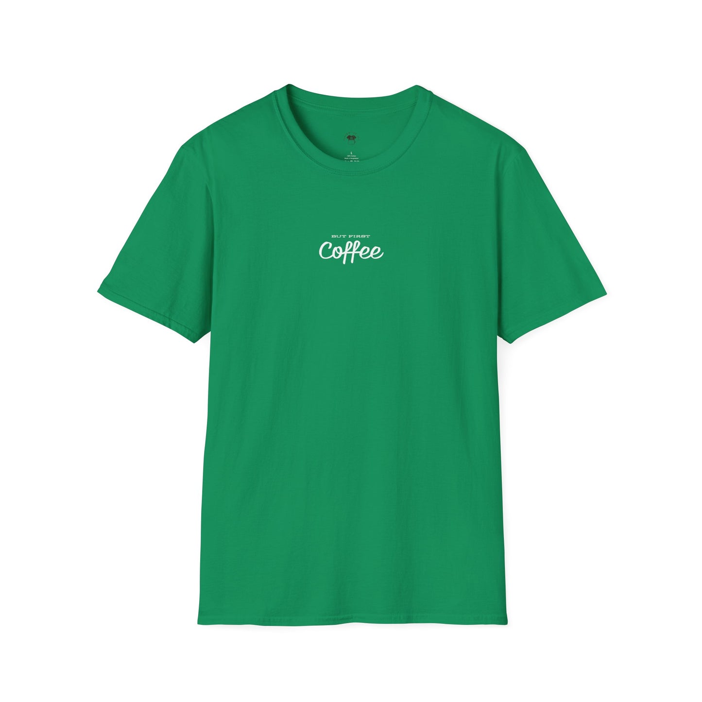 But first coffee, Coffee Lover Unisex T-Shirt, Funny Coffee Tee, Cute Gift for Baristas, Coffee Obsessed Apparel, Casual Everyday Wear