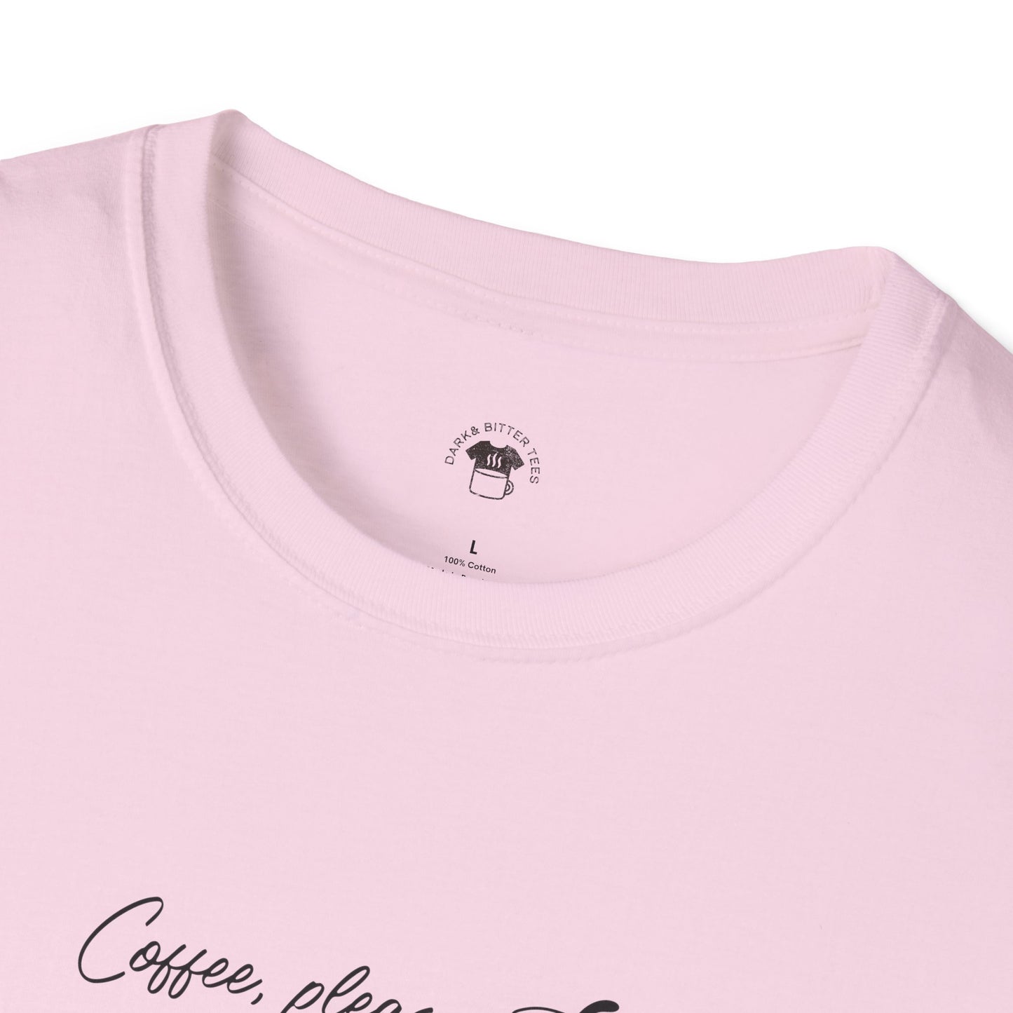 Coffee please, Coffee Lover Unisex T-Shirt, Funny Coffee Tee, Cute Gift for Baristas, Coffee Obsessed Apparel, Casual Everyday Wear