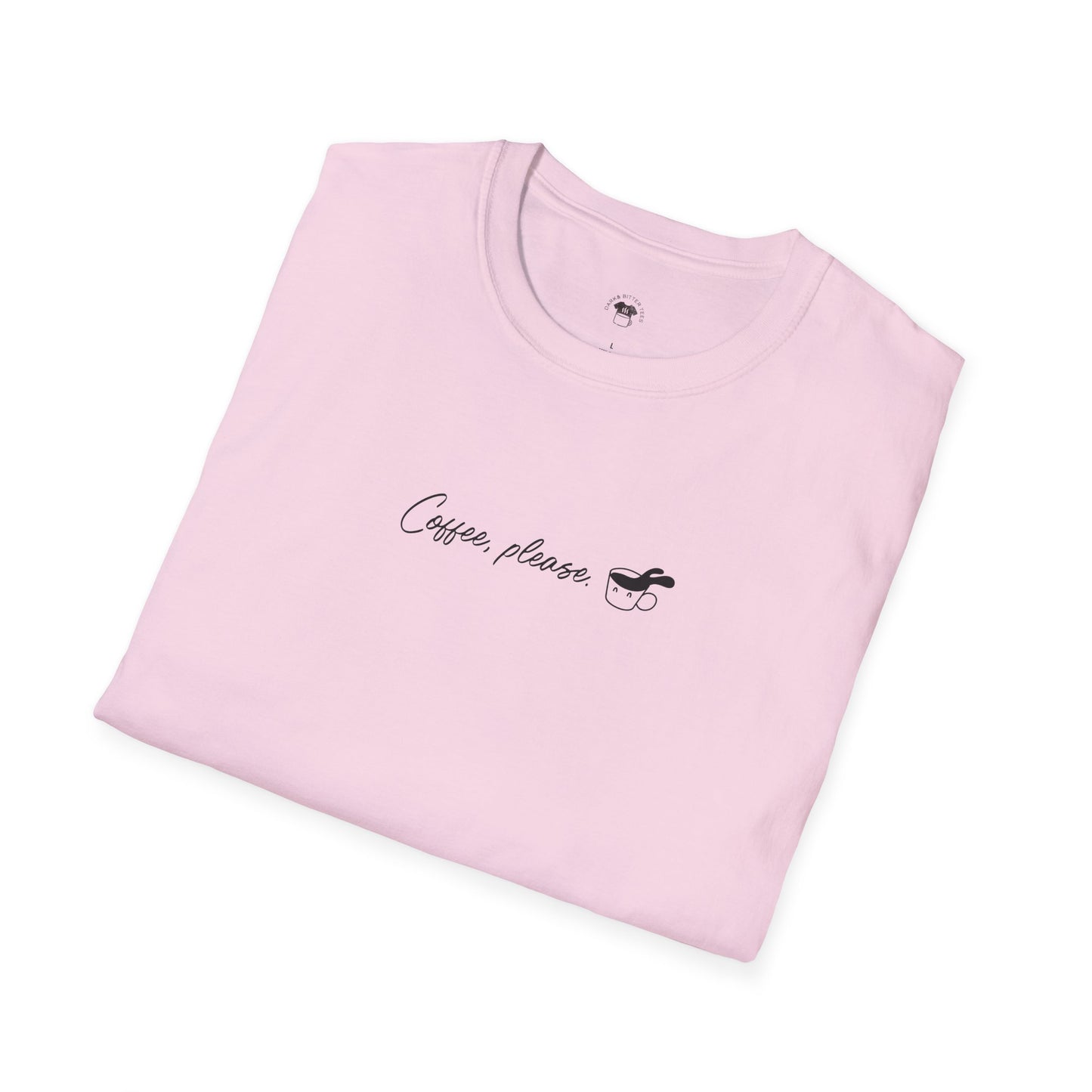 Coffee please, Coffee Lover Unisex T-Shirt, Funny Coffee Tee, Cute Gift for Baristas, Coffee Obsessed Apparel, Casual Everyday Wear