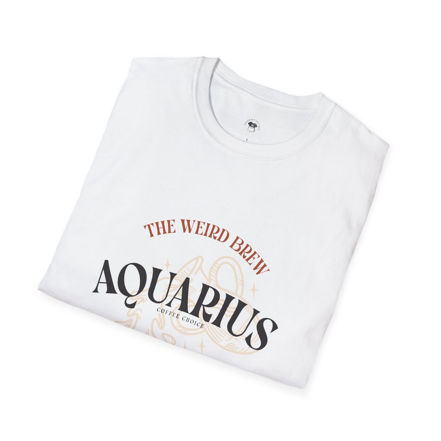 Aquarius coffee, Coffee Lover Unisex T-Shirt, Funny Coffee Tee, Cute Gift for Baristas, Coffee Obsessed Apparel, Casual Everyday Wear