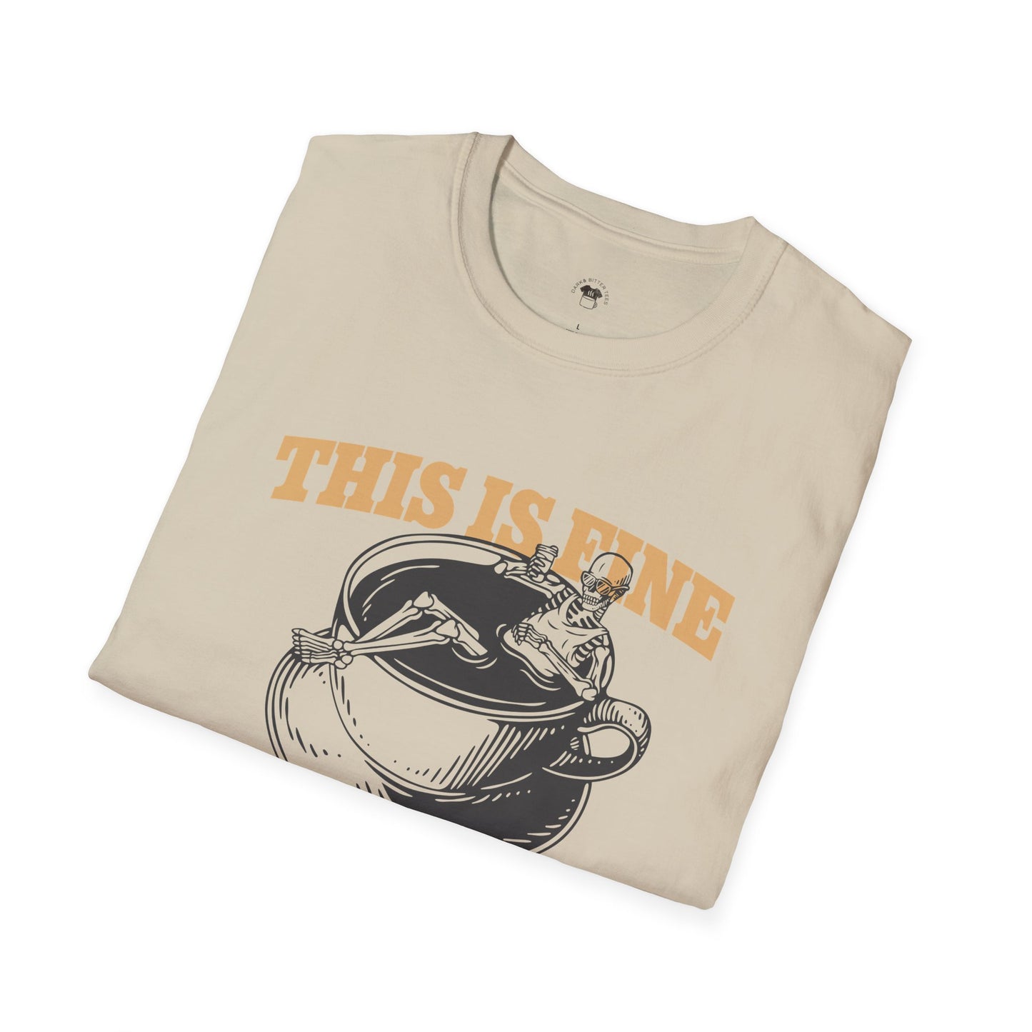 This is fine, this is coffee, Coffee Lover Unisex T-Shirt