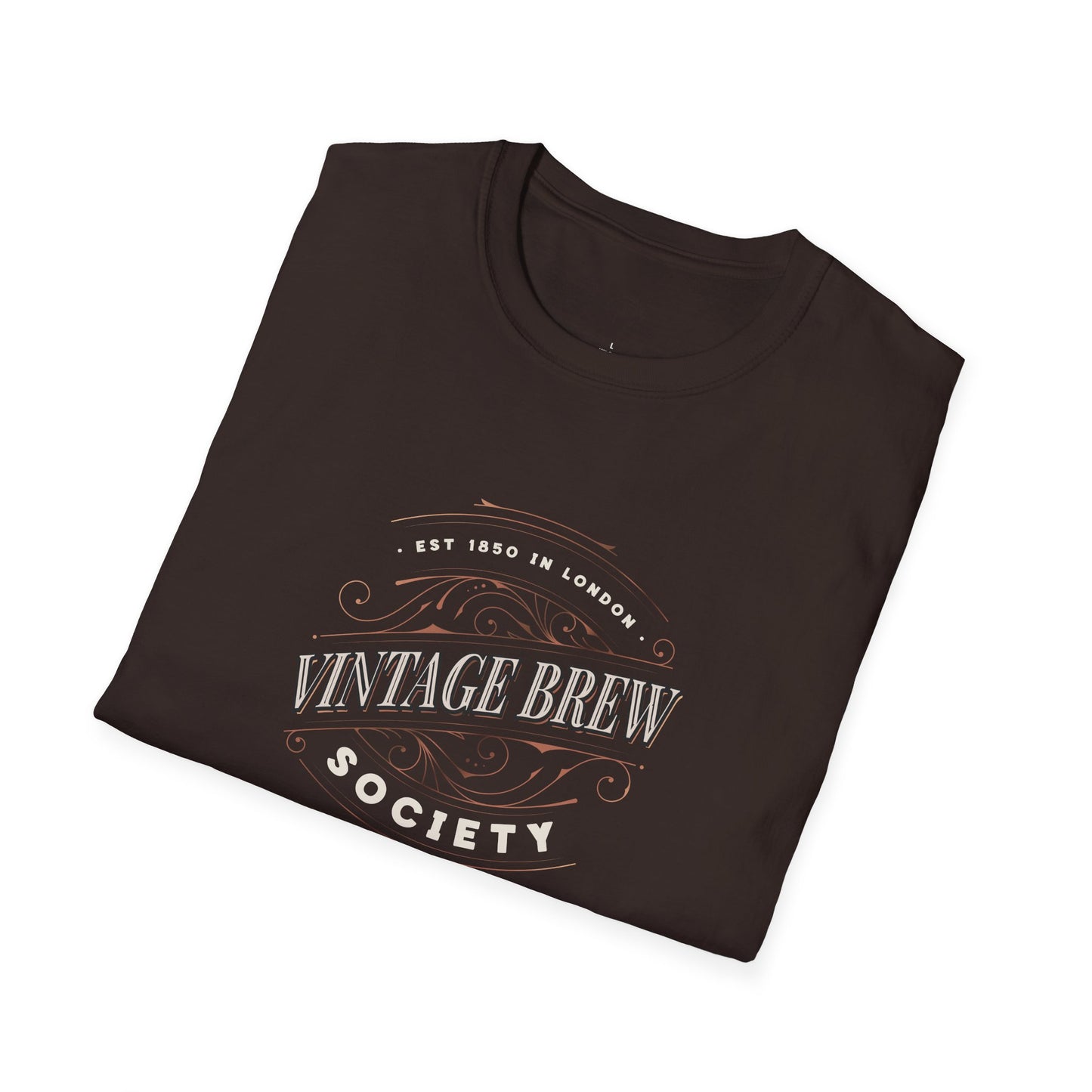 Vintage Brew Society, Coffee Lover Unisex T-Shirt, Funny Coffee Tee, Cute Gift for Baristas, Coffee Obsessed Apparel, Casual Everyday Wear
