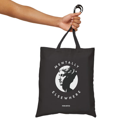 Mentally elsewhere Tote bag