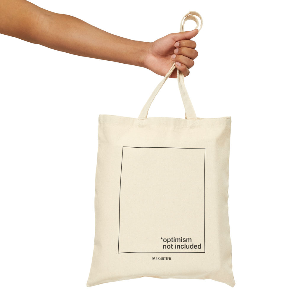 Optimism not included Tote bag