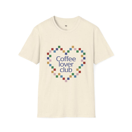 Coffee lover club heart, Coffee Lover Unisex T-Shirt