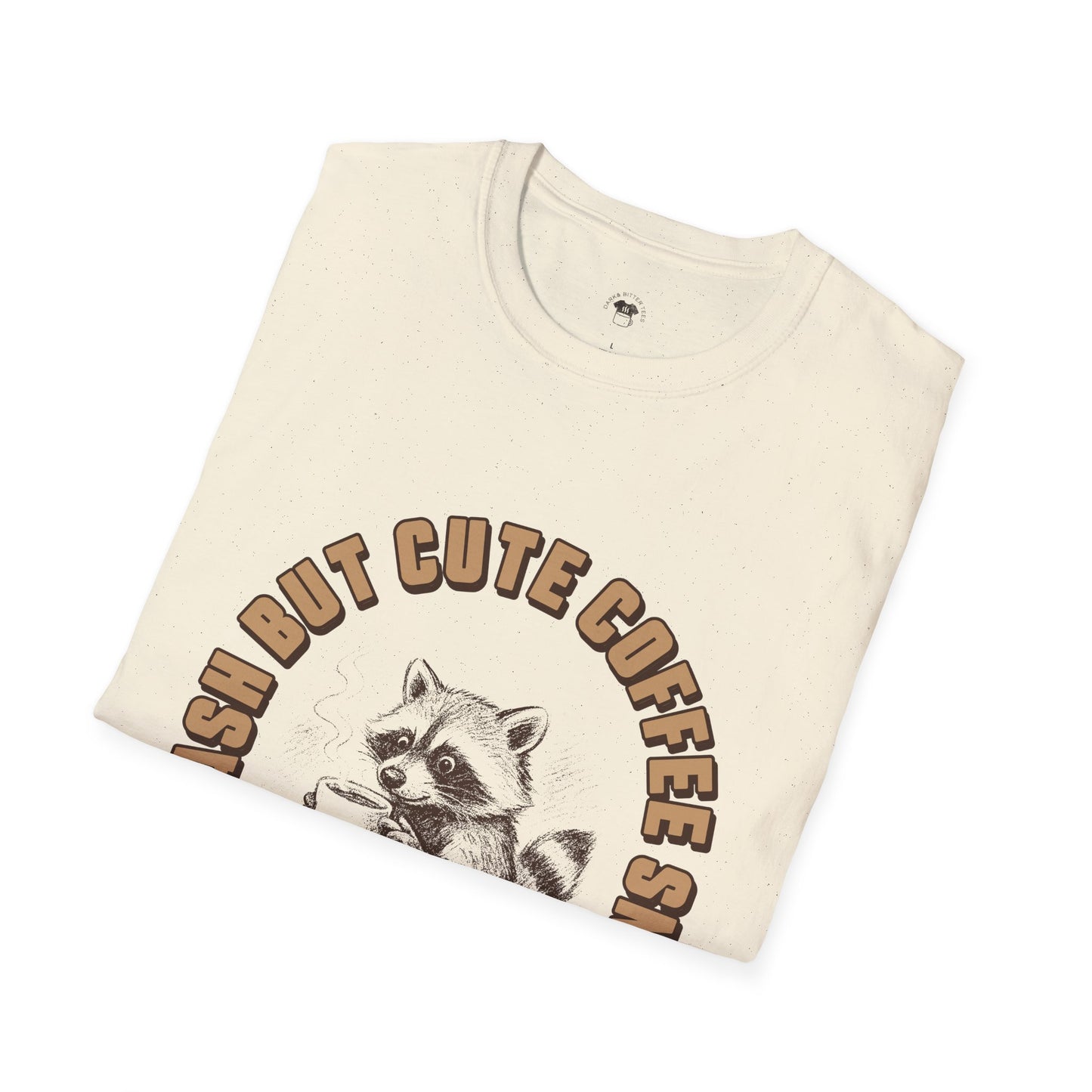 Funny Raccoon T-Shirt, Coffee Lover Tee, Gift for Coffee Snobs, Cute Animal Shirt, Perfect for Birthdays