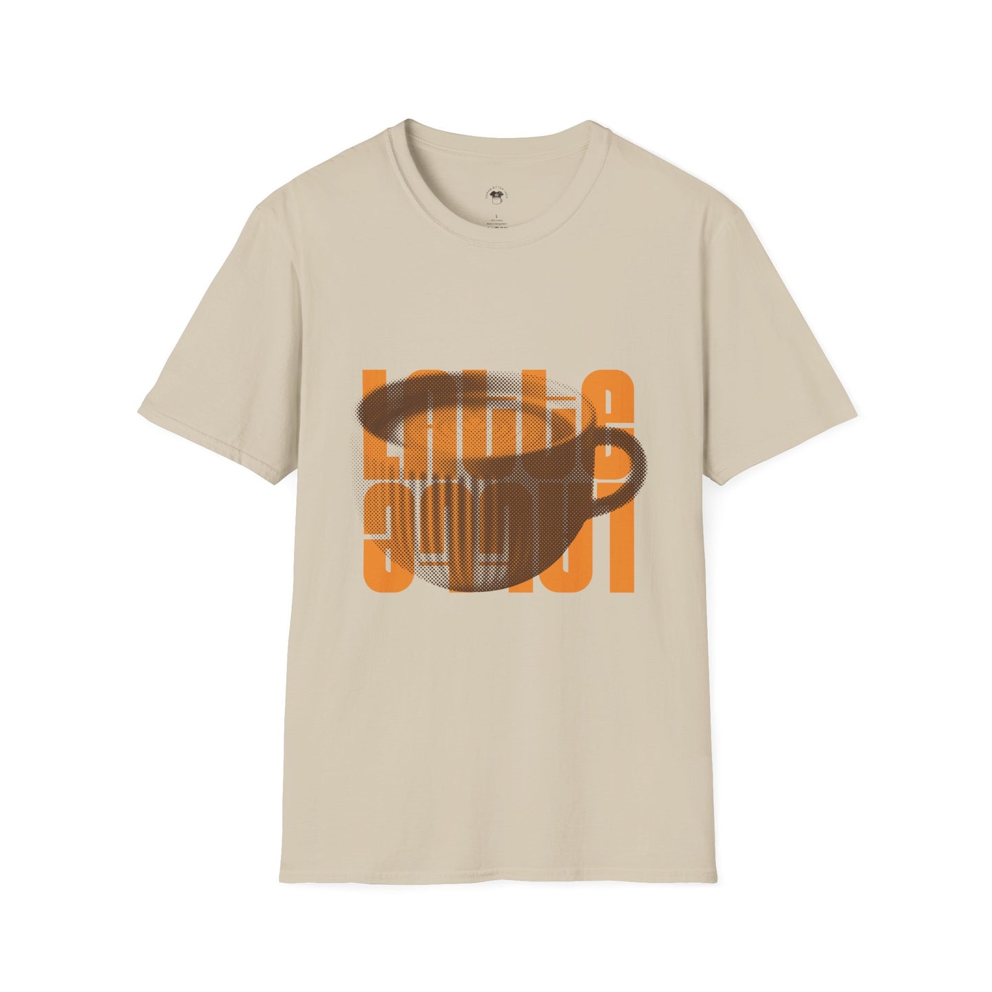 Latte Cup, Coffee Lover Unisex T-Shirt, Funny Coffee Tee, Cute Gift for Baristas, Coffee Obsessed Apparel, Casual Everyday Wear