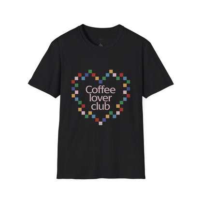 Coffee lover club heart, Coffee Lover Unisex T-Shirt