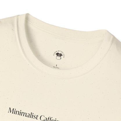 Minimalist Caffeine Club, Coffee Lover Unisex T-Shirt, Funny Coffee Tee, Cute Gift for Baristas, Coffee Obsessed Apparel, Casual Everyday Wear