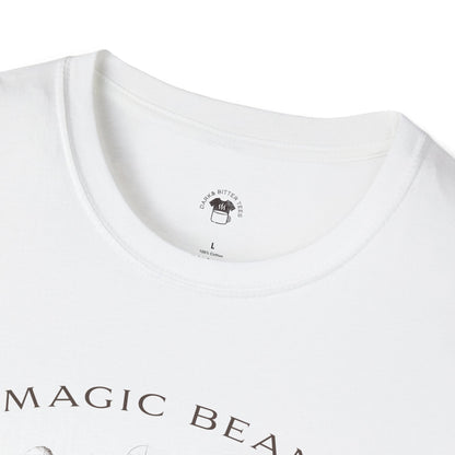 Magic beans, Coffee Lover Unisex T-Shirt, Funny Coffee Tee, Cute Gift for Baristas, Coffee Obsessed Apparel, Casual Everyday Wear