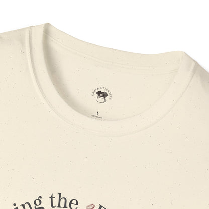 Surviving the daily grind, Coffee Lover Unisex T-Shirt, Funny Coffee Tee, Cute Gift for Baristas, Coffee Obsessed Apparel, Casual Everyday Wear