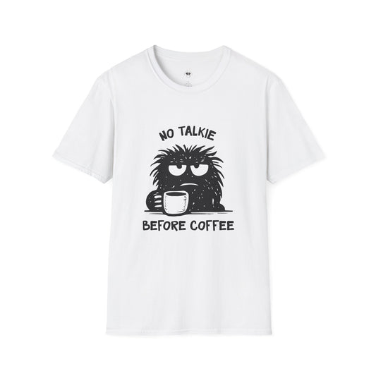 No talkie before coffee, Coffee Lover Unisex T-Shirt
