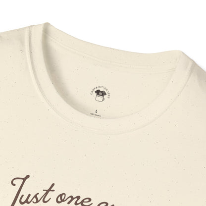 Just One Cup Graphic Tee, Coffee Lover Unisex T-Shirt, Funny Coffee Tee, Cute Gift for Baristas, Coffee Obsessed Apparel, Casual Everyday Wear