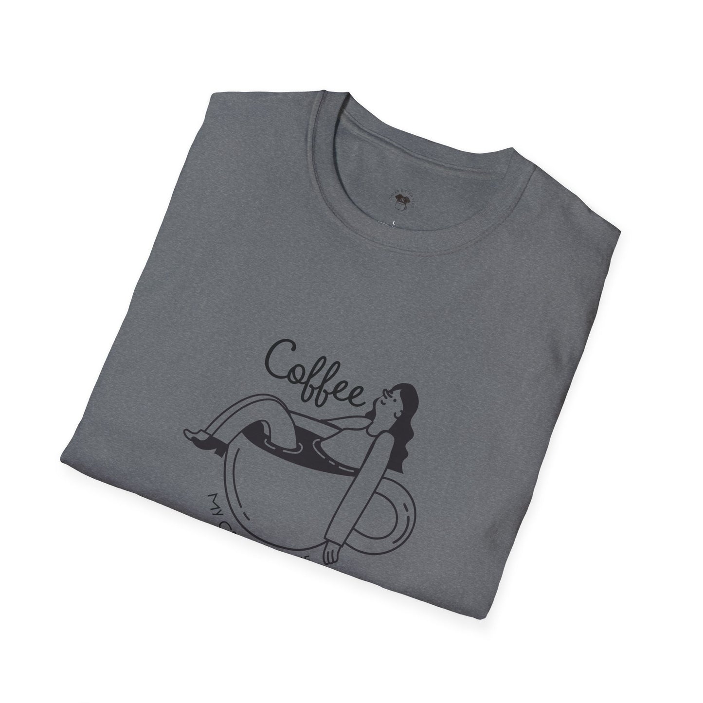 Coffee is my comfort zone, Coffee Lover Unisex T-Shirt, Funny Coffee Tee, Cute Gift for Baristas, Coffee Obsessed Apparel, Casual Everyday Wear