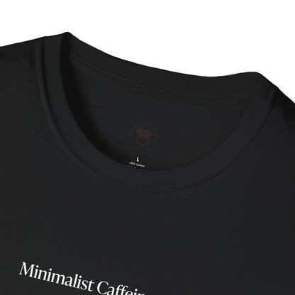Minimalist Caffeine Club, Coffee Lover Unisex T-Shirt, Funny Coffee Tee, Cute Gift for Baristas, Coffee Obsessed Apparel, Casual Everyday Wear