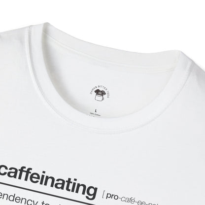 Procaffeinating, Coffee Lover Unisex T-Shirt, Funny Coffee Tee, Cute Gift for Baristas, Coffee Obsessed Apparel, Casual Everyday Wear