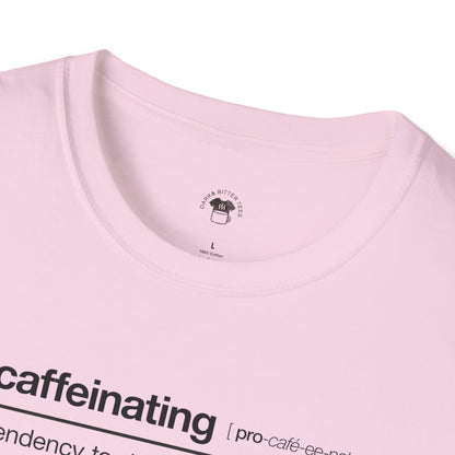 Procaffeinating, Coffee Lover Unisex T-Shirt, Funny Coffee Tee, Cute Gift for Baristas, Coffee Obsessed Apparel, Casual Everyday Wear