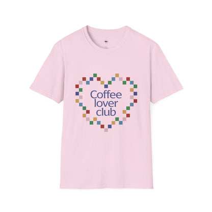 Coffee lover club heart, Coffee Lover Unisex T-Shirt