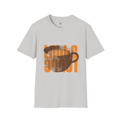 Latte Cup, Coffee Lover Unisex T-Shirt, Funny Coffee Tee, Cute Gift for Baristas, Coffee Obsessed Apparel, Casual Everyday Wear