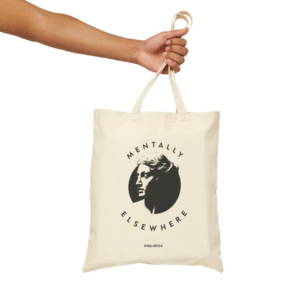 Mentally elsewhere Tote bag