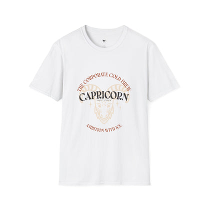 Capricorn coffee, Coffee Lover Unisex T-Shirt, Funny Coffee Tee, Cute Gift for Baristas, Coffee Obsessed Apparel, Casual Everyday Wear