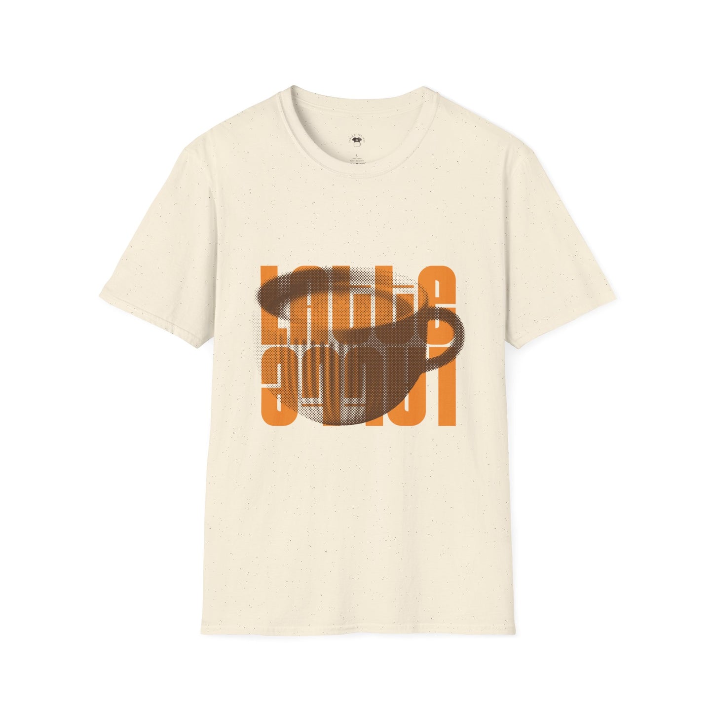 Latte Cup, Coffee Lover Unisex T-Shirt, Funny Coffee Tee, Cute Gift for Baristas, Coffee Obsessed Apparel, Casual Everyday Wear