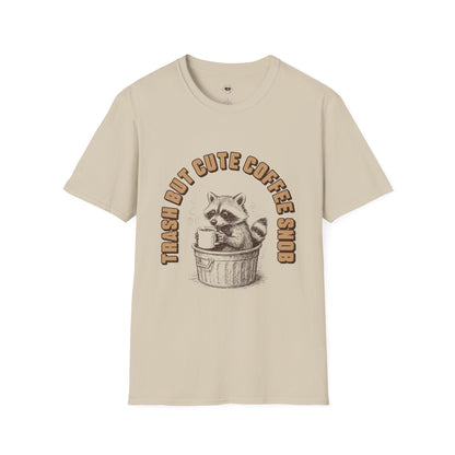 Funny Raccoon T-Shirt, Coffee Lover Tee, Gift for Coffee Snobs, Cute Animal Shirt, Perfect for Birthdays