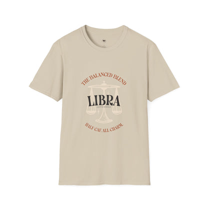 Libra coffee, Coffee Lover Unisex T-Shirt, Funny Coffee Tee, Cute Gift for Baristas, Coffee Obsessed Apparel, Casual Everyday Wear
