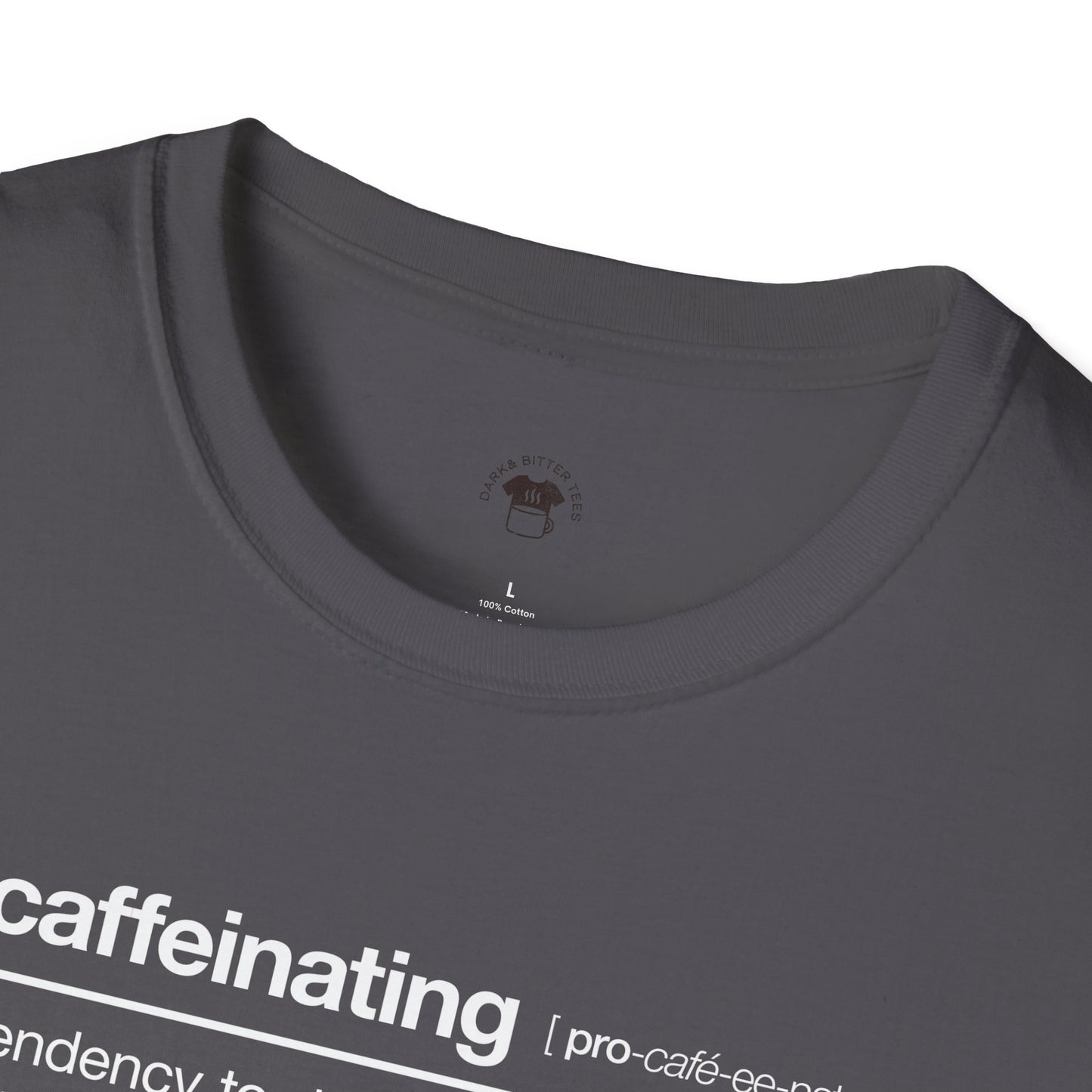 Procaffeinating, Coffee Lover Unisex T-Shirt, Funny Coffee Tee, Cute Gift for Baristas, Coffee Obsessed Apparel, Casual Everyday Wear