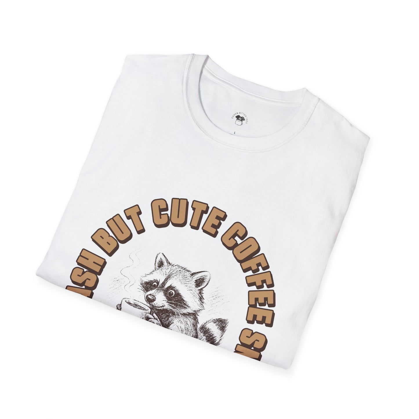 Funny Raccoon T-Shirt, Coffee Lover Tee, Gift for Coffee Snobs, Cute Animal Shirt, Perfect for Birthdays