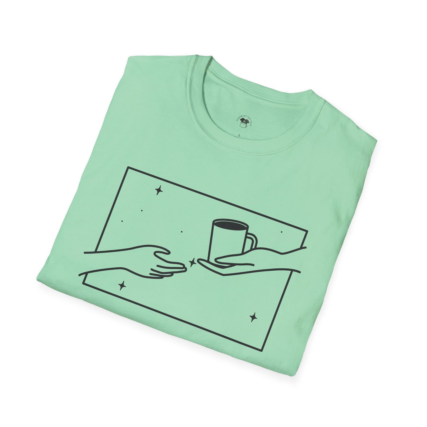 Hand of God Coffee, Coffee Lover Unisex T-Shirt, Funny Coffee Tee, Cute Gift for Baristas, Coffee Obsessed Apparel, Casual Everyday Wear