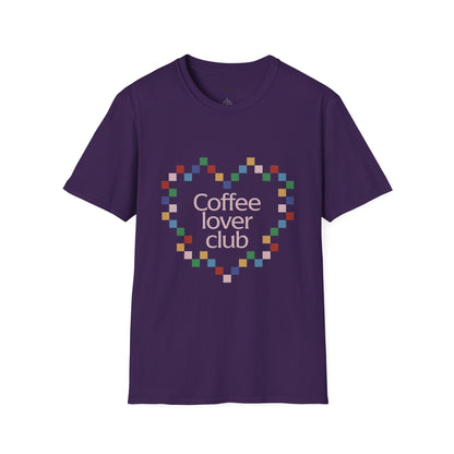 Coffee lover club heart, Coffee Lover Unisex T-Shirt