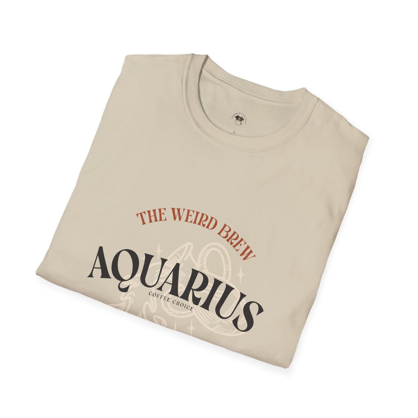 Aquarius coffee, Coffee Lover Unisex T-Shirt, Funny Coffee Tee, Cute Gift for Baristas, Coffee Obsessed Apparel, Casual Everyday Wear