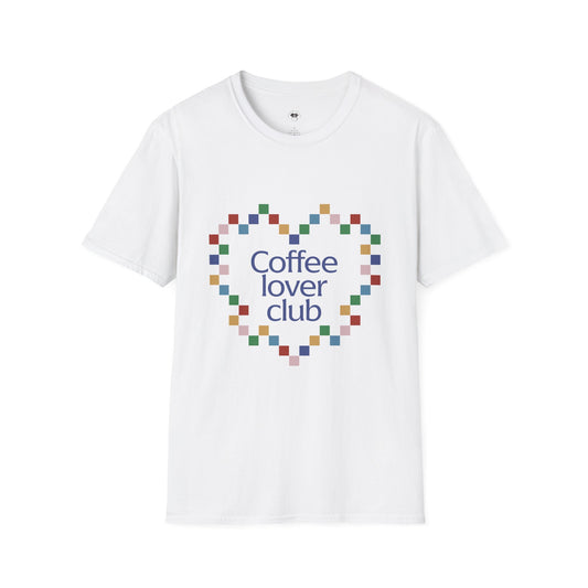 Coffee lover club heart, Coffee Lover Unisex T-Shirt