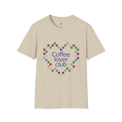 Coffee lover club heart, Coffee Lover Unisex T-Shirt