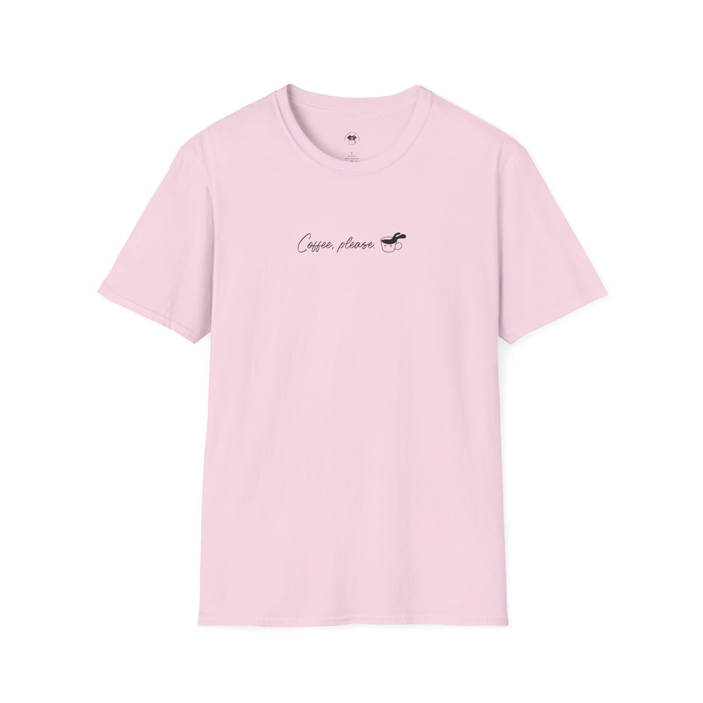 Coffee please, Coffee Lover Unisex T-Shirt, Funny Coffee Tee, Cute Gift for Baristas, Coffee Obsessed Apparel, Casual Everyday Wear