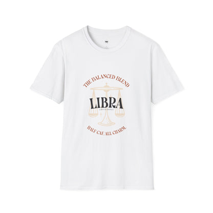 Libra coffee, Coffee Lover Unisex T-Shirt, Funny Coffee Tee, Cute Gift for Baristas, Coffee Obsessed Apparel, Casual Everyday Wear