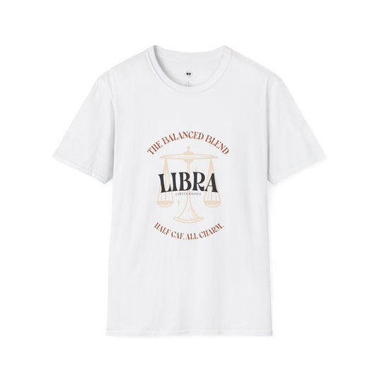 Libra coffee, Coffee Lover Unisex T-Shirt, Funny Coffee Tee, Cute Gift for Baristas, Coffee Obsessed Apparel, Casual Everyday Wear