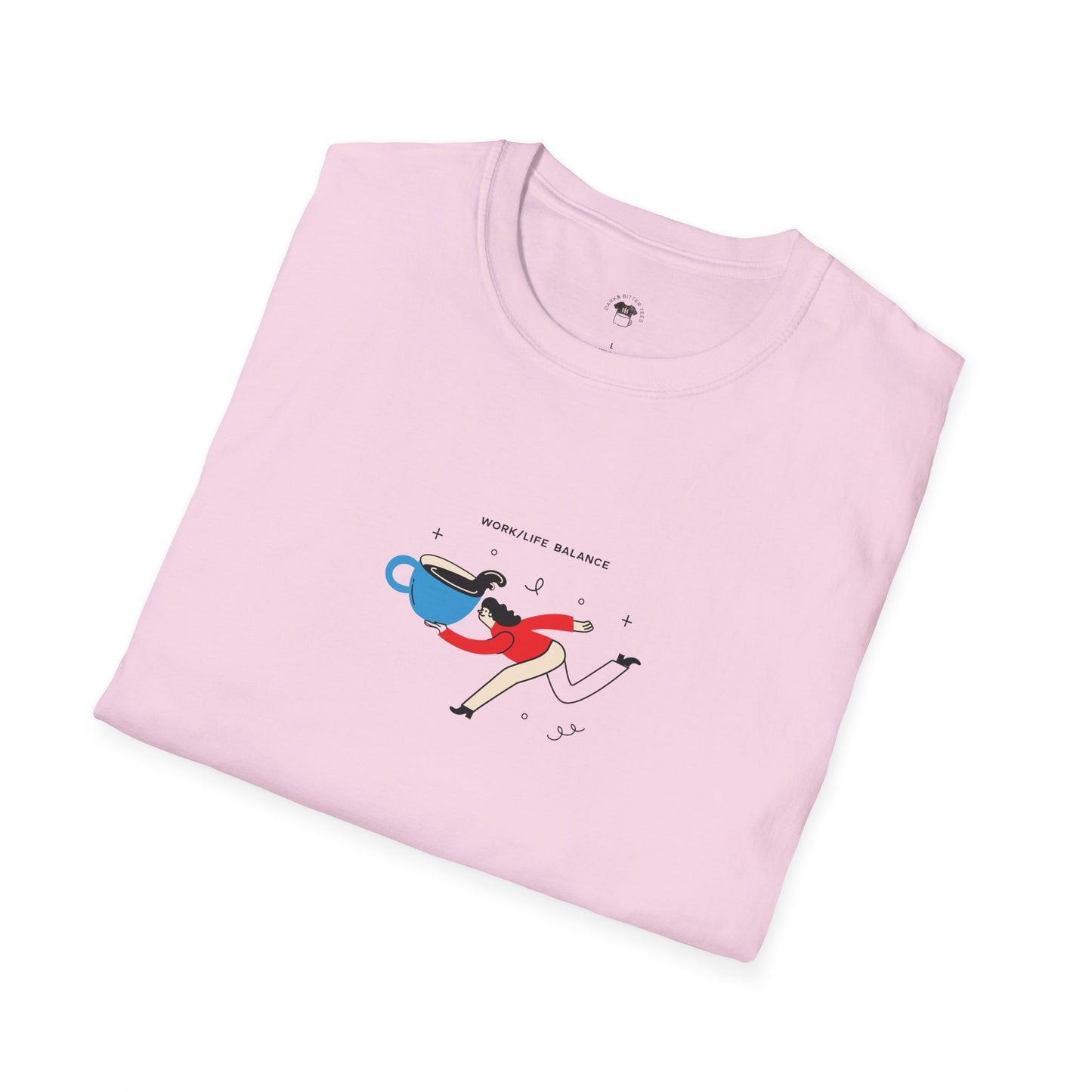 Work life balance, Coffee Lover Unisex T-Shirt, Funny Coffee Tee, Cute Gift for Baristas, Coffee Obsessed Apparel, Casual Everyday Wear